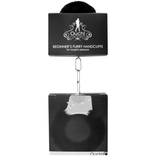 Beginner's Furry Handcuffs - Black