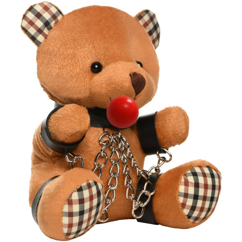 Gagged Teddy Bear Plush