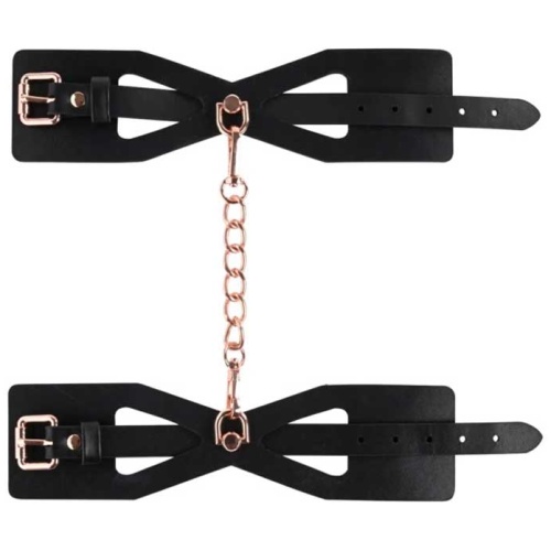 Brat Handcuffs - Black / Rose Gold