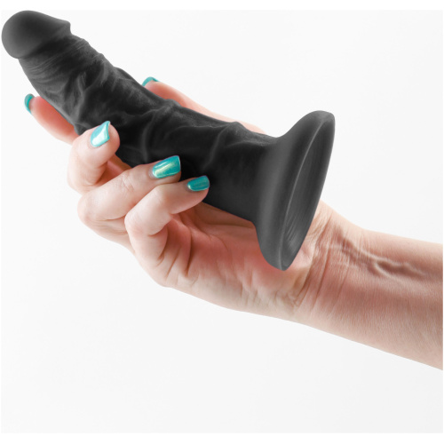 Colours - Pleasures - Thin 5 Inch Dildo - Black