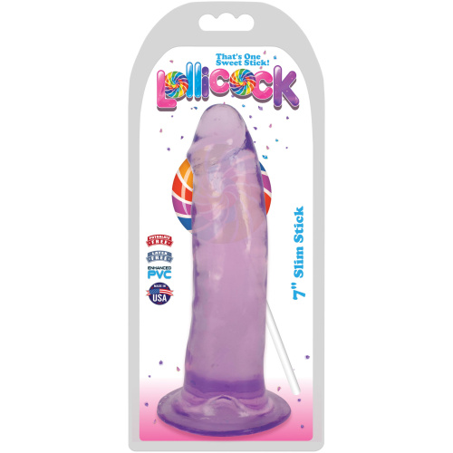 Lollicock 7 Inch Slim Stick - Grape Ice