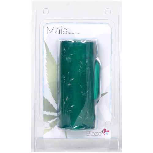 Blaze Vibrating Male Masturbator 420 Series - Green