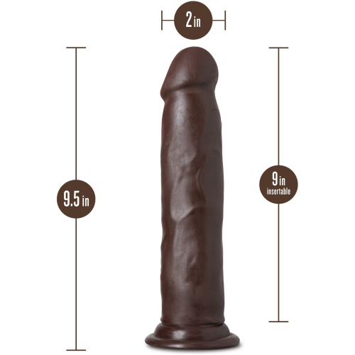 Au Naturel - Jackson - 9 Inch Dong - Chocolate