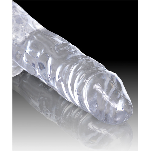 King Cock Clear 4 Inch Cock With Balls