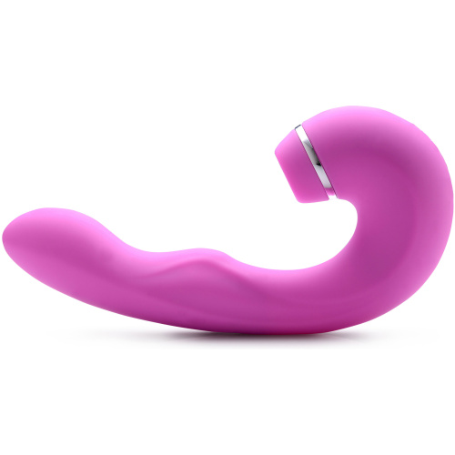 Shegasm 5 Star 10x Tapping G-Spot Vibe With Suction - Pink