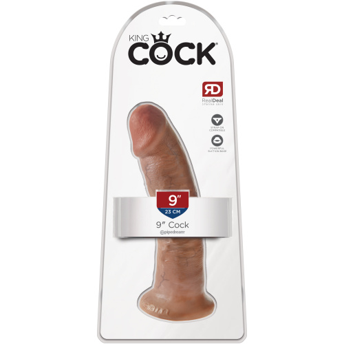 King Cock 9 Inch Cock - Tan