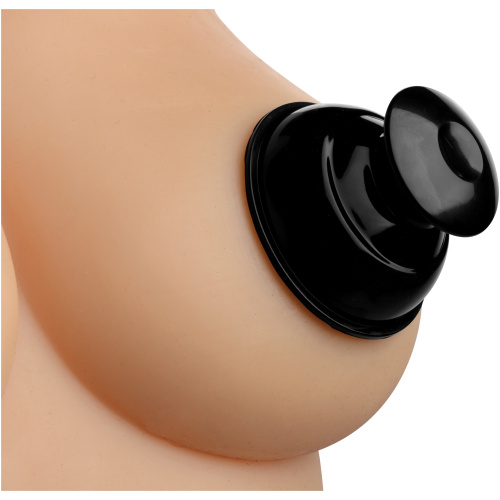 Master Series - Plungers Extreme Suction Nipple Suckers - Black