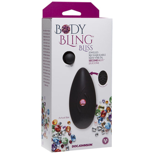 Body Bling - Clit Caress Mini-Vibe in Second Skin Silicone - Pink