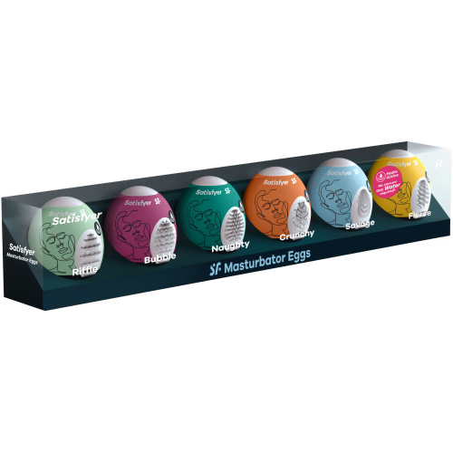 Masturbator Eggs - 6 Piece Set