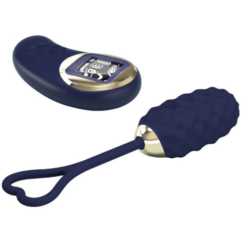 Vivian Remote Control Vibrating Egg - Blue