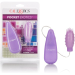 Silicone Slims Vibrating Nubby Bullet - Purple
