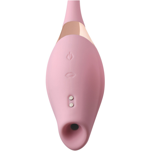 Shegasm 8x Tandem Plus Silicone Suction Clit Stimulator and Egg