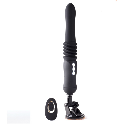 Max Silicone Thrusting Portable Love Machine - Black