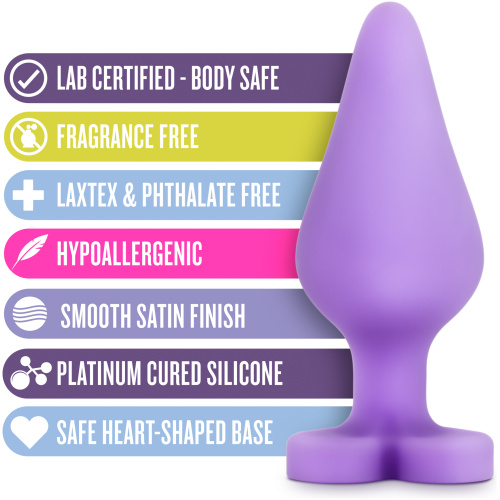 Naughtier Candy Hearts - Fuck Me - Purple