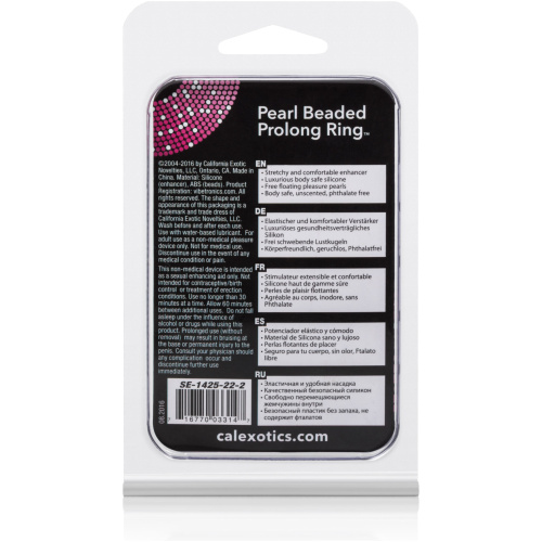 Pearl Beaded Prolong Rings - White