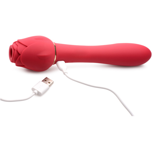 Bloomgasm - Sweet Heart Rose 5x Suction Rose and 10x Vibrator - Pink