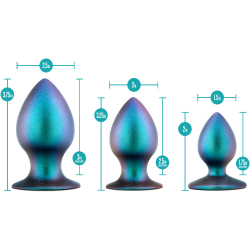 Anal Adventures Matrix - Metaverse Plug Kit - Dark Millenia