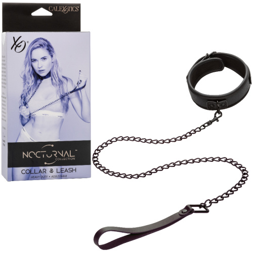 Nocturnal Collection  Collar and Leash - Black