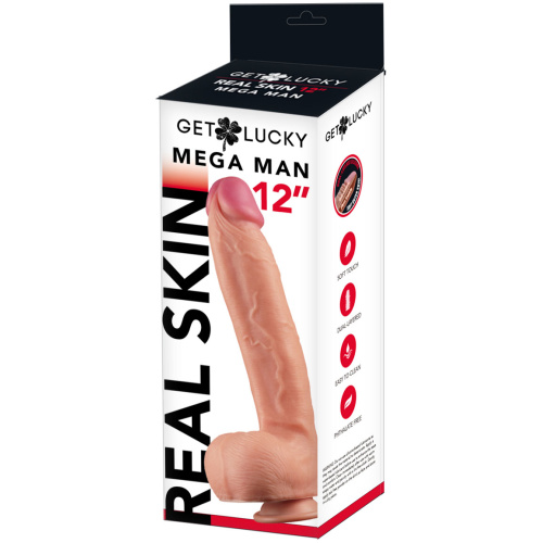 Get Lucky 12 Inch Mega Man Dildo