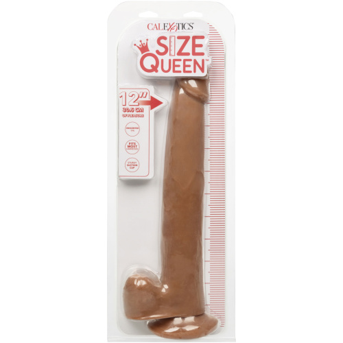 Size Queen 12 inch/30.5 Cm - Brown