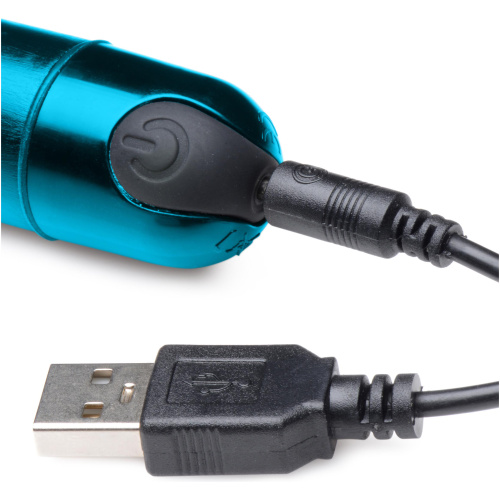 10x Slim Metallic Bullet - Blue