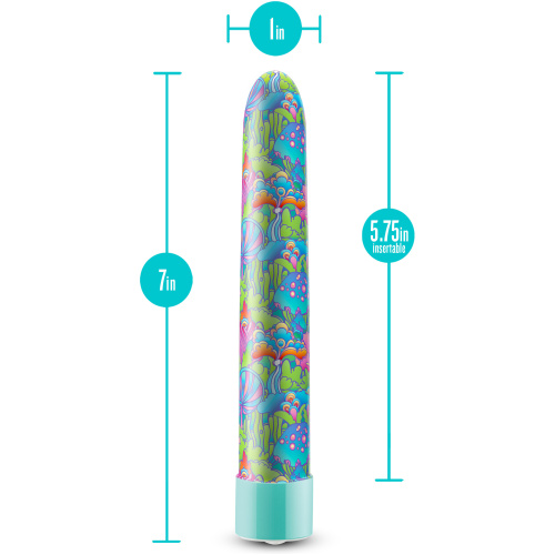 Limited Addiction - Utopia - 7 Inch Rechargeable Vibe - Aqua