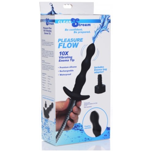 Pleasure Flow 10x Vibrating Enema Tip