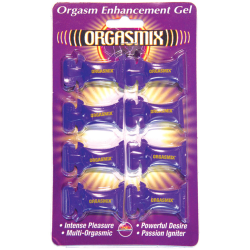 Orgasmix Pillow Packs Blister Card - 8 Piece