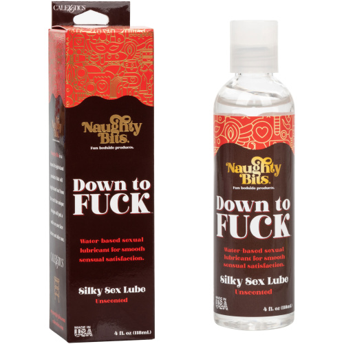 Naughty Bits Down to Fuck Silky Sex Lube - Boxed