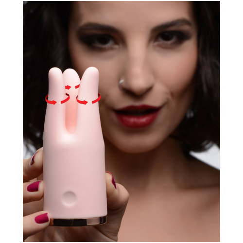 Vibrassage Twirl 10x Vibrating Clit Teaser - Pink