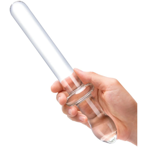9.25 Inch Classic Smooth Dual-Ended Dildo - Clear