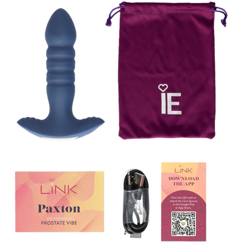 Link Paxton - App Connected Prostate Vibe - Navy  Blue