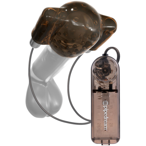 Classix Dual Vibrating Head Teaser - Black/smoke