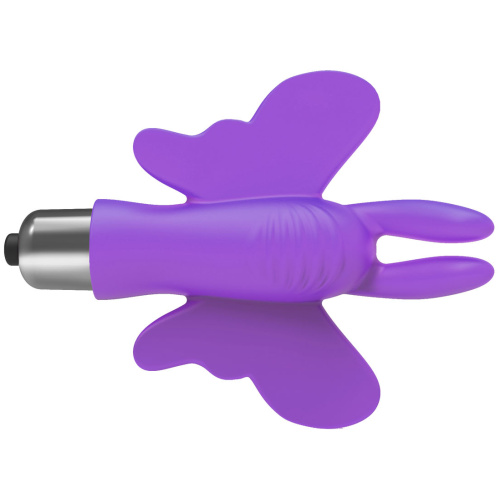 The 9's Flirt Finger Butterfly Finger Vibrator - Purple