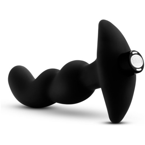 Anal Adventures - Platinum - Silicone Vibrating Prostate Massager 03 - Black
