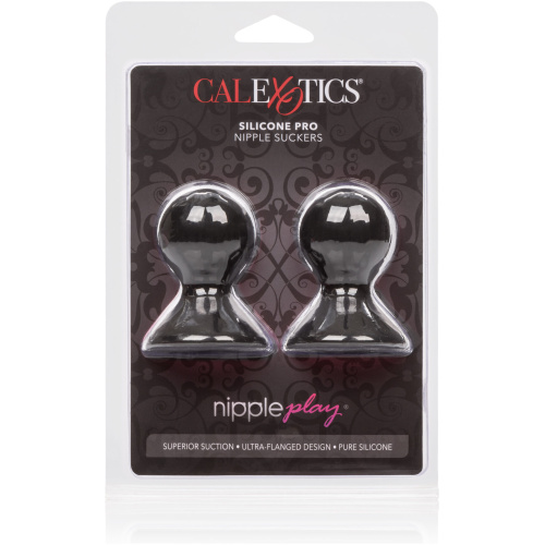 Nipple Play Silicone Pro Nipple Suckers - Black