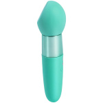 Rina Rechargeable Dual Motor Silicone 15- Function Vibrator - Green