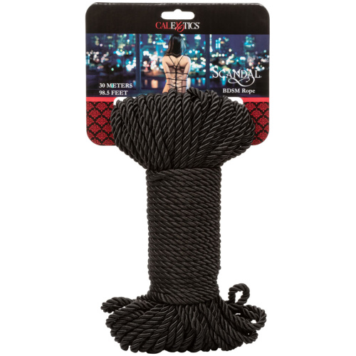Scandal BDSM Rope 98.5 Ft/ 30m - Black