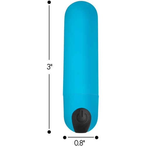Bang Vibrating Bullet With Remote Control - Blue