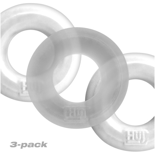Huj3 C-Ring 3-Pack - White / Clear Ice