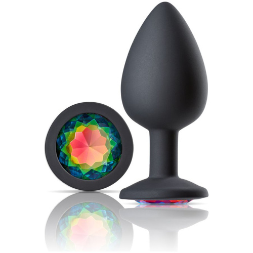 Cloud 9 Novelties Gems Jeweled Silicone Anal Plug - Large