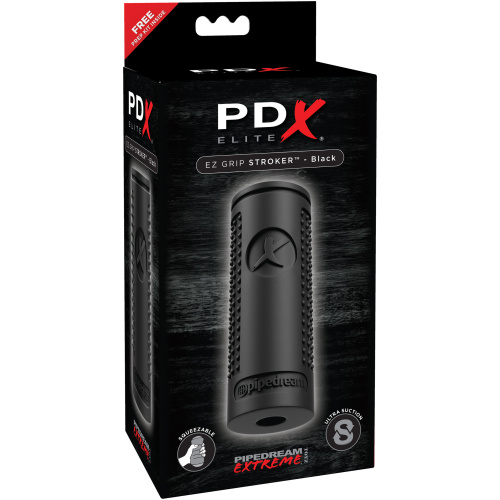 Pdx Elite Ez Grip Stroker Black