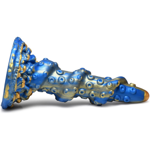 Lord Kraken Tentacled Silicone Dildo - Blue