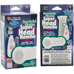 Sue Johanson Glow-in-the-Dark Vibrating Super Head Honcho - White