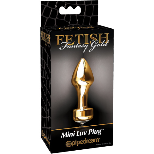 Fetish Fantasy Gold Mini Luv Plug - Gold