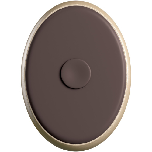 King Cock Elite 9 Inch Vibrating Silicone Dual Density Cock With Remote - Brown