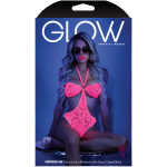 Impress Me Cutout Bodysuit - Small/medium - Neon Pink