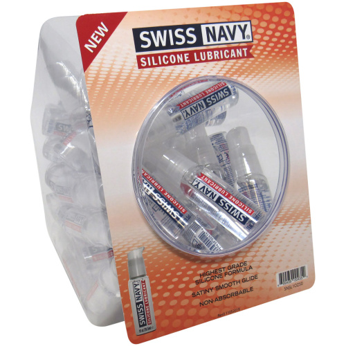 Swiss Navy Silicone 1oz Fishbowl 50ct