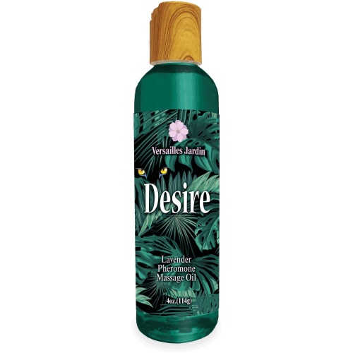 Desire Pheromone Massage Oil 4 Oz - Lavender
