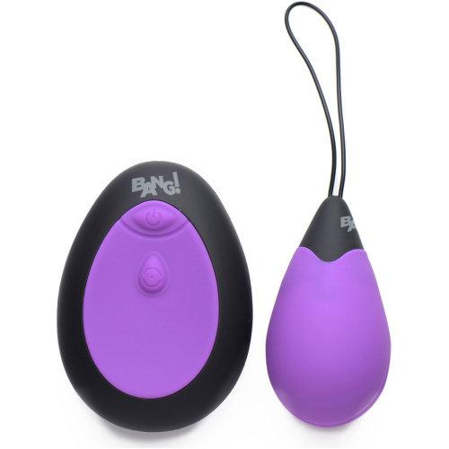 Bang - 10x Silicone Vibrating Egg - Purple